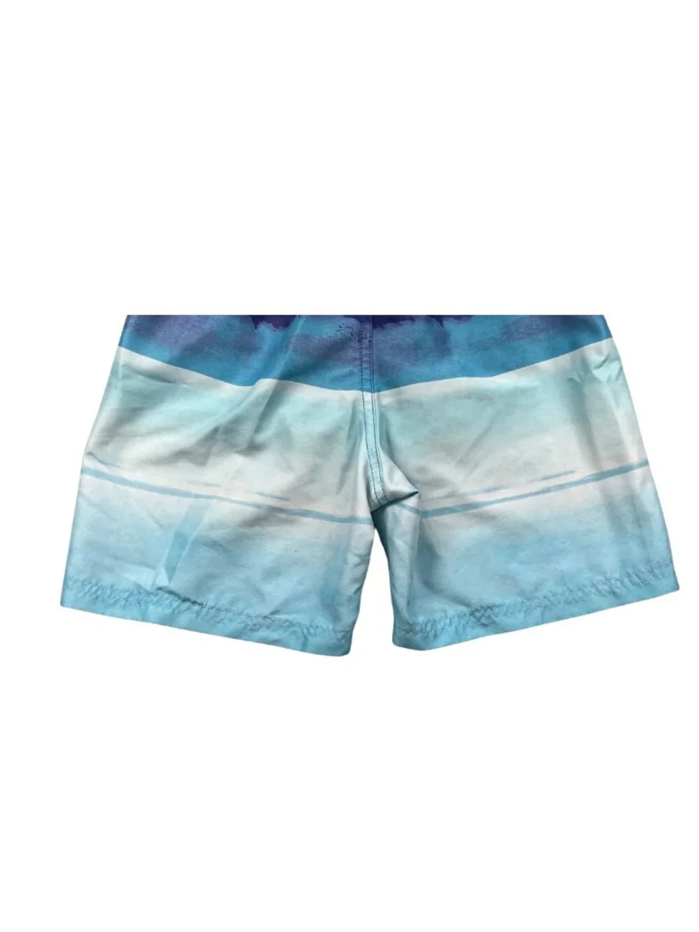 Under Armour Boys Blue Striped Swim Trunks Shorts Size 4 Blue Beach Pool